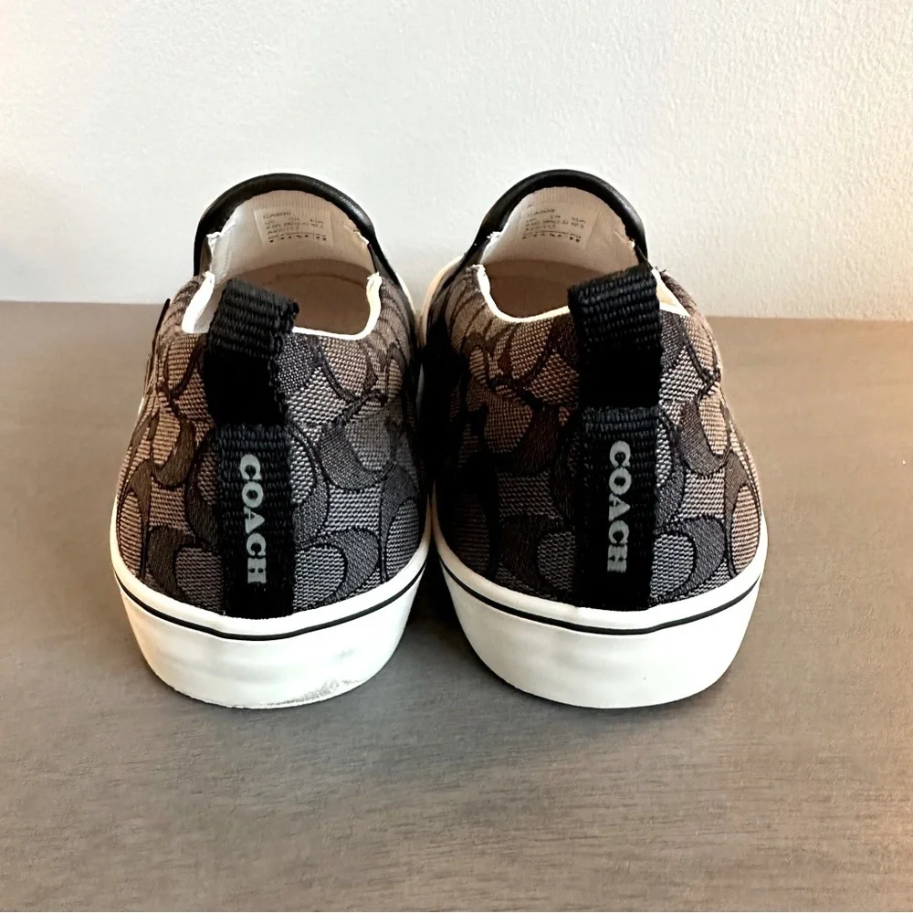 Coach Jacquard Slip-on Skate Shoes NWOB Men's 8.5